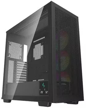 Корпус eATX Deepcool MORPHEUS черный, без БП, боковое окно (закаленное стекло), 4*USB3.0, audio, USB Type-C