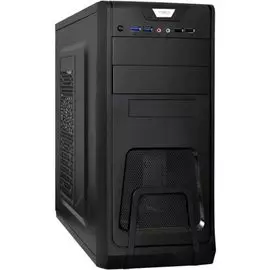 Корпус Exegate CP-603 EX278393RUS black, ATX, , 2*USB+2*USB3.0, Audio, miditower