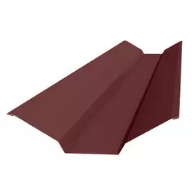 Планка ендовы верхней 130*30*130 0,5 PE-foil RAL 3005
