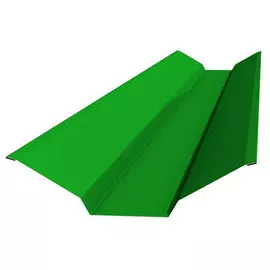 Планка ендовы верхней 130*30*130 0,5 PE RAL 6005
