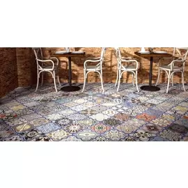 плитка напольная eternity deco azul 45x45 (1,25)