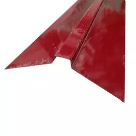 Планка конька плоского 130*30*130 0,5 PE-foil RAL 3005