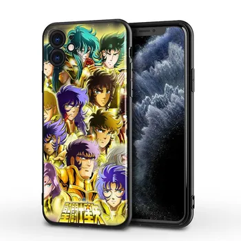 Saint Seiya SoG для Apple iPhone 13 12 11 Mini XS XR X Pro MAX SE 2020 8 7 6 5 5S Plus черный силиконовый чехол для телефона iPhone 5S 5 SE