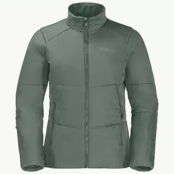 Jack Wolfskin куртка Bergland Ins жен. (женский, S, hedge green, 4311)