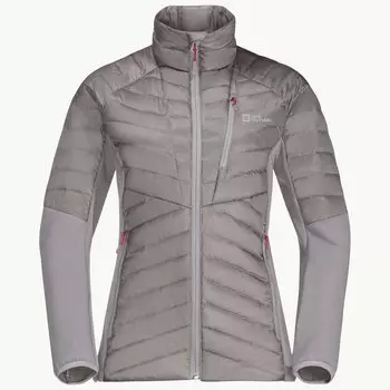 Jack Wolfskin куртка Nebelhorn Down Hybrid жен. (женский, S, seagull, 2174)