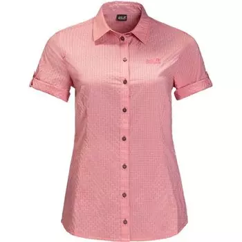 Jack Wolfskin рубашка Matata жен. (S, rose quartz checks, 7759)