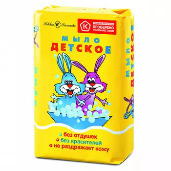 НЕВСКАЯ КОСМЕТИКА Детское туалетное мыло 90 г (НЕВСКАЯ КОСМЕТИКА, Мыло)