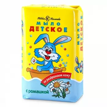 НЕВСКАЯ КОСМЕТИКА Детское туалетное мыло Ромашка 90 г (НЕВСКАЯ КОСМЕТИКА, Мыло)