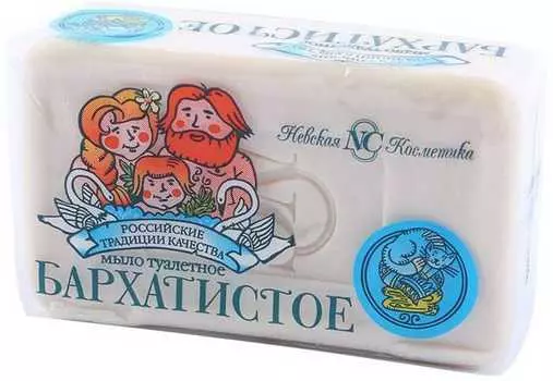 Невская косметика Туалетное мыло Бархатистое 140 г (Невская косметика, Мыло)