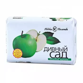 НЕВСКАЯ КОСМЕТИКА Туалетное мыло Зеленое Яблоко 90 г (НЕВСКАЯ КОСМЕТИКА, Мыло)