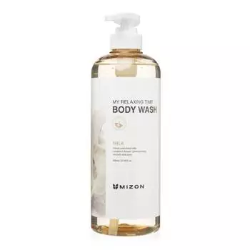 Mizon Гель для душа с экстрактом молочного протеина Body Wash Milk, 800 мл (Mizon, My Relaxing Time)