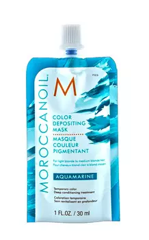 Moroccanoil Тонирующая маска для волос Color Depositing Mask тон "Aquamarine", 30 мл (Moroccanoil, Color)
