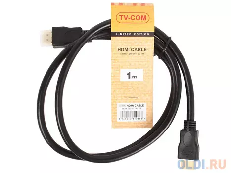 Кабель цифровой HDMI19M to HDMI19M, V1.4+3D, 1m TV-COM <CG150S-1M