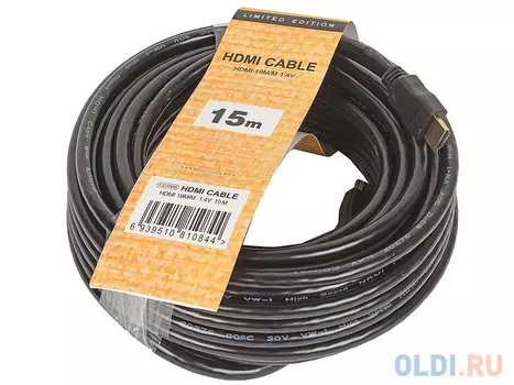 Кабель цифровой HDMI19M to HDMI19M, V1.4+3D, 15m, TV-COM <CG150S-15M/CG501N-15M