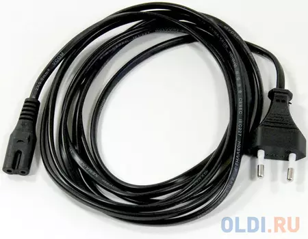 Кабель для аудио-видео техники IEC-320-C7 -- розетка EU, 2-pin , VCOM , 3,0m