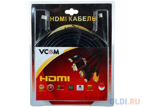 Кабель HDMI 19M/M Ver1.4 +3D VCOM