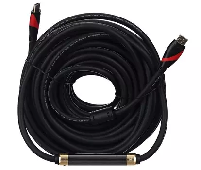 Кабель HDMI 19M/M ver. 2.0, 2 фильтра, 15m VCOM CG525D-R-15.0