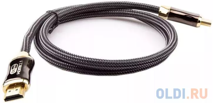 Кабель HDMI 3м VCOM Telecom TCG300-3M круглый черный