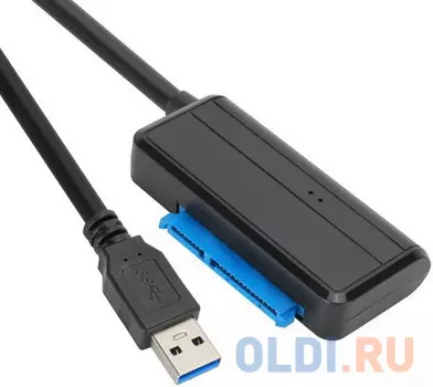Кабель-адаптер USB3.0 ---SATA III 2.5/3,5"+SSD, правый угол, VCOM 