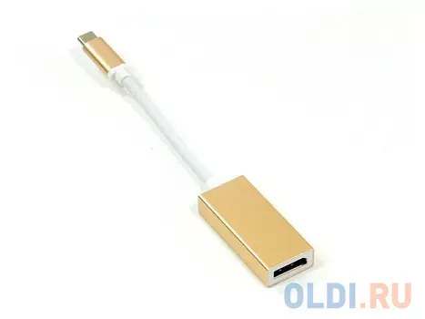 Кабель-адаптер USB 3.1 Type-Cm -- DP(f) 3840x2160@30Hz, 10Gbps , 0,15m Telecom