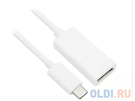 Кабель-адаптер USB 3.1 Type-Cm -- DP(f) 3840x2160@30Hz, 10Gbps , 0,15m VCOM