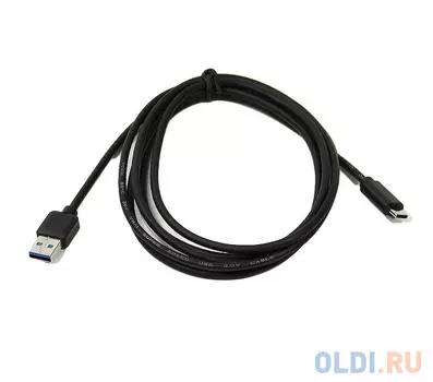 Кабель Type-C 2м VCOM Telecom CU401-2M круглый черный