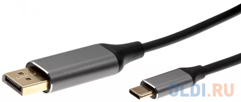 Кабель-адаптер USB 3.1 Type-Cm -->DP(m) 4K@60Hz, 1,8m iOpen (Aopen/Qust) 