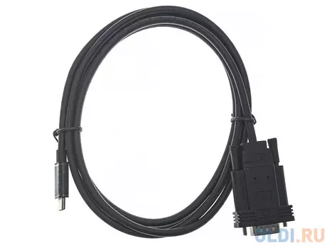 Кабель-адаптер USB 3.1 Type-Cm --> VGA(M) 1080@60Hz, 1.8M VCOM 