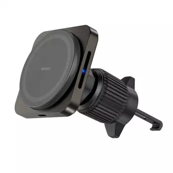 Автомобильный держатель Wiwu CH-318 MagSafe 15W в воздуховод для смартфона (Black)