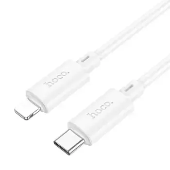 Кабель Hoco X88 Gratified (Type-C) на (Lightning) 100см 2.4A (белый)