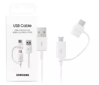 Кабель Samsung USB/Type-C 1.5m (белый) (EP-DG930)