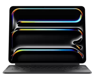 Клавиатура Apple Magic Keyboard with Trackpad для iPad Pro 11 (2024) русская (нейлон с подставкой) (черный) (MWR23)