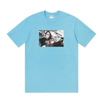 Футболка Supreme x ANTIHERO ICE Tee Light Slate, синий