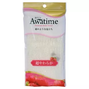 мочалка для тела супермягкая ohe corporation awa time body towel super soft