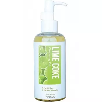 гидрофильное масло с экстрактом лайма (200 мл) koelcia lime coke cleansing oil