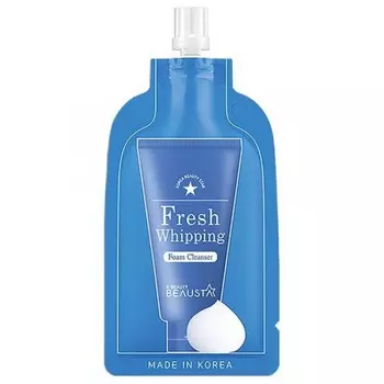 очищающая пенка сливки для умывания beausta fresh whipping foam cleanser