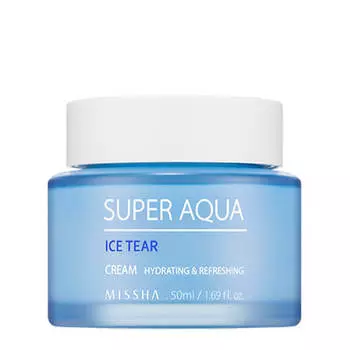 освежающий крем с ледниковой водой missha super aqua ice tear cream