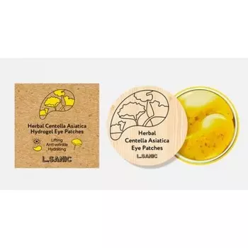 гидрогелевые патчи с экстрактом центеллы l’sanic herbal centella asiatica hydrogel eye patches