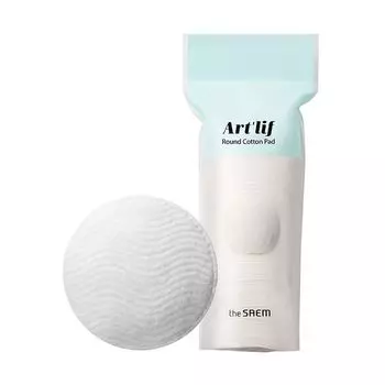 хлопковые ватные диски the saem art'lif round cotton pad