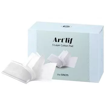 диски хлопковые the saem art'lif 5 layer cotton pad