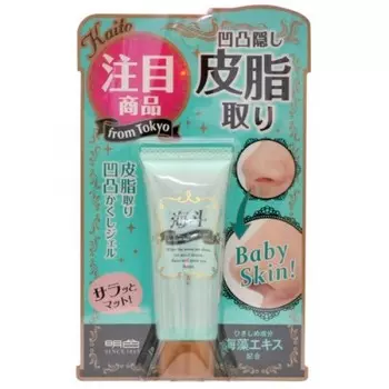 дневной матирующий крем-гель для жирной кожи spf15 meishoku porerina sebum off mat gel spf15