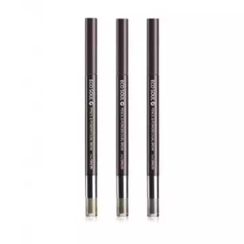 карандаш-пудра для бровей the saem eco soul pencil &amp; powder dual brow