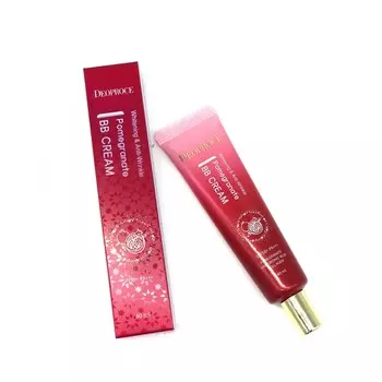 крем бб с экстрактом граната deoproce whitening and anti-wrinkle pomegranate bb cream spf50+pa