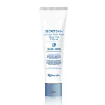 крем для лица гиалуроновый secret skin hyaluron water bomb micro peel cream
