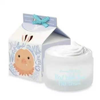 крем для лица осветляющий elizavecca milky piggy real white time milk cream
