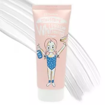 крем для лица осветляющий elizavecca skin liar moisture whitening cream