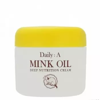 крем для лица питательный deoproce daily: a mink oil deep nutrition cream