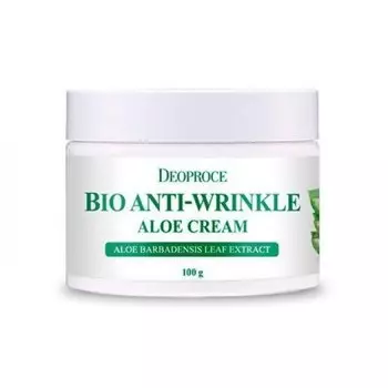 крем для лица с экстрактом алоэ deoproce bio anti-wrinkle aloe cream