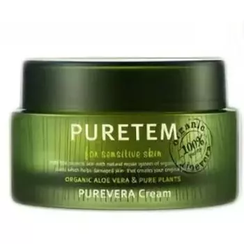 крем для лица с экстрактом алоэ вера welcos puretem purevera cream