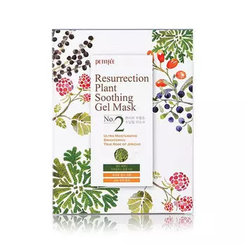 функциональная маска для увлажнения кожи petitfee ressurection plant soothing gel mask